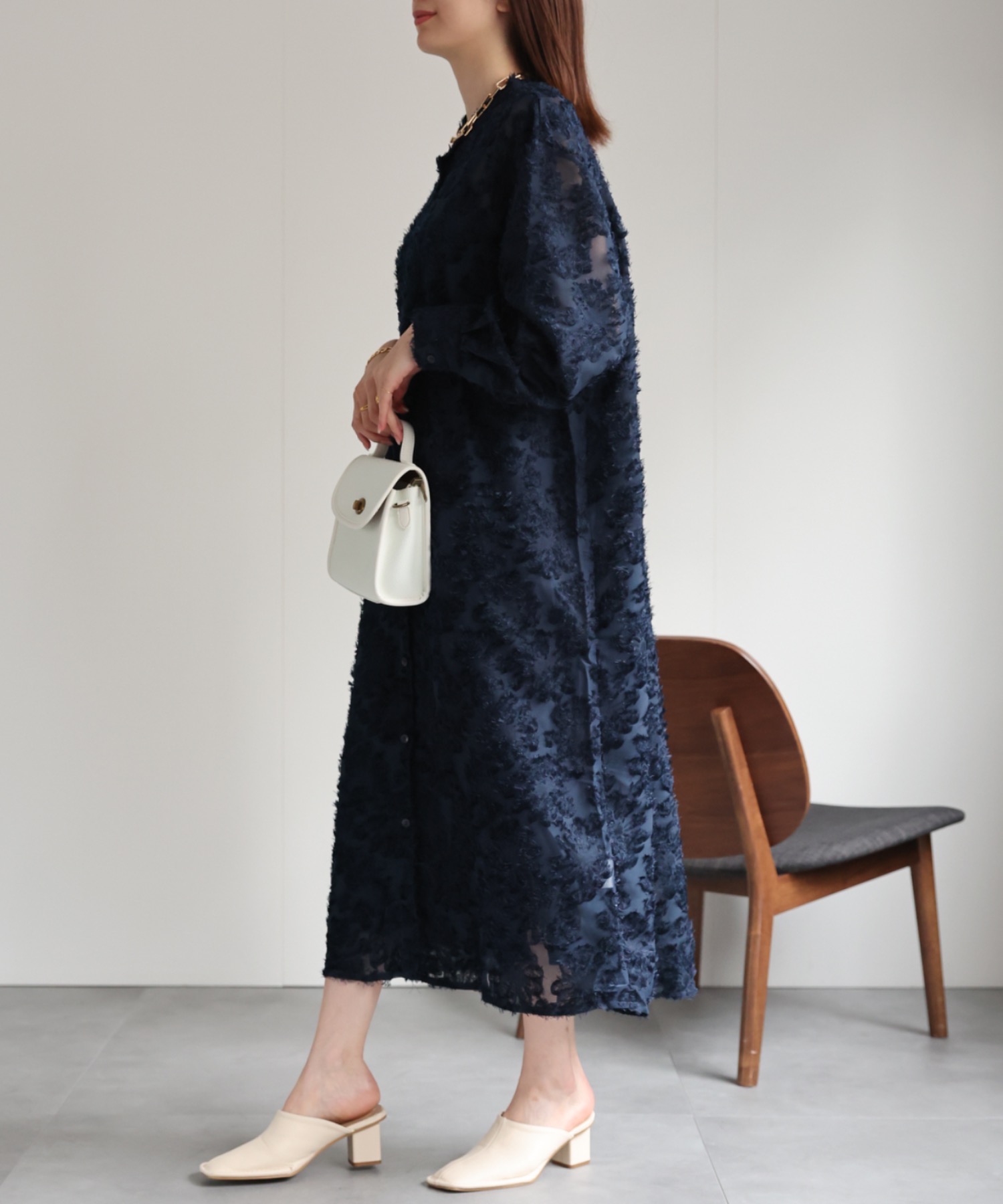 model：162cm 着用サイズ：F