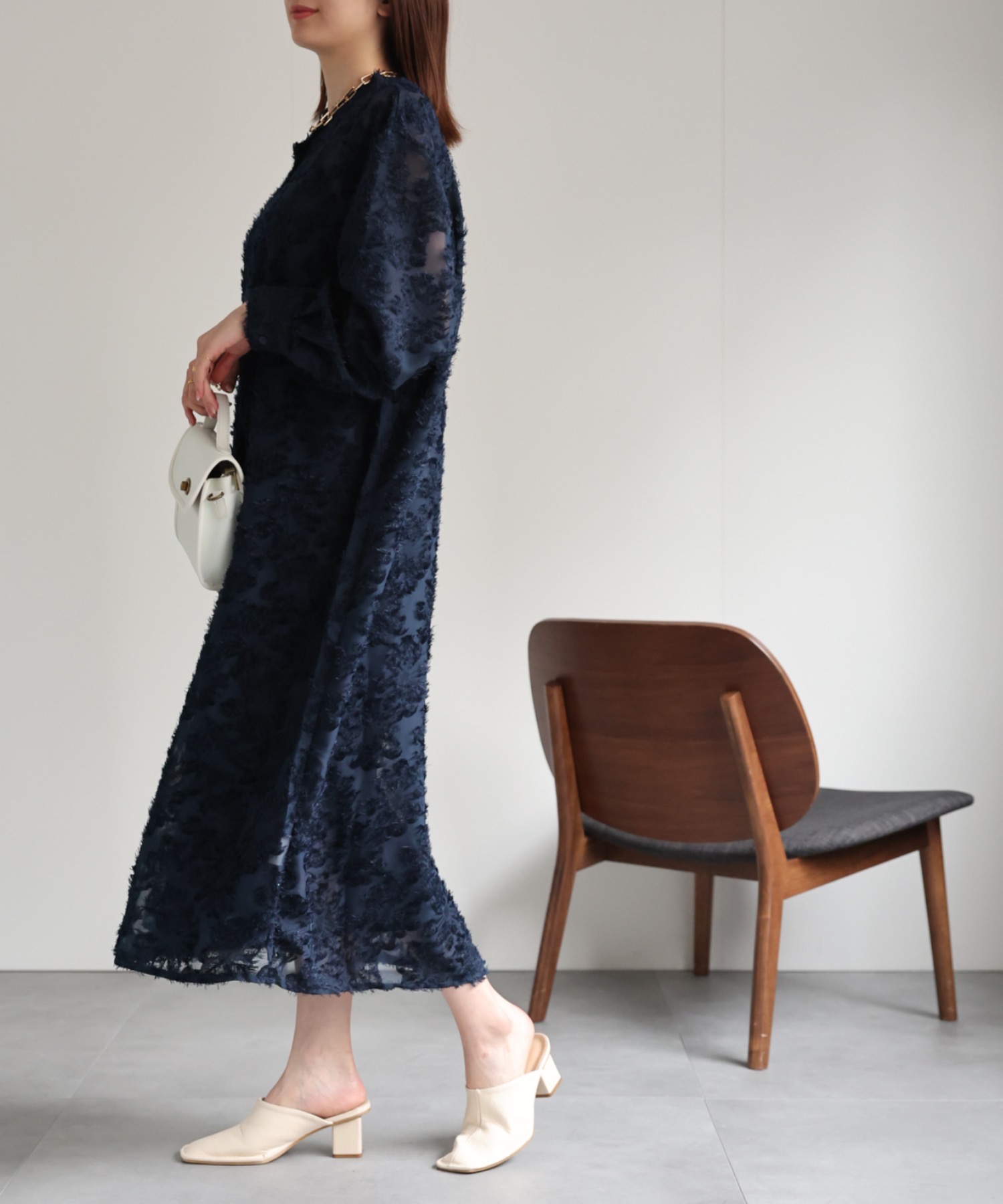 model：162cm 着用サイズ：F