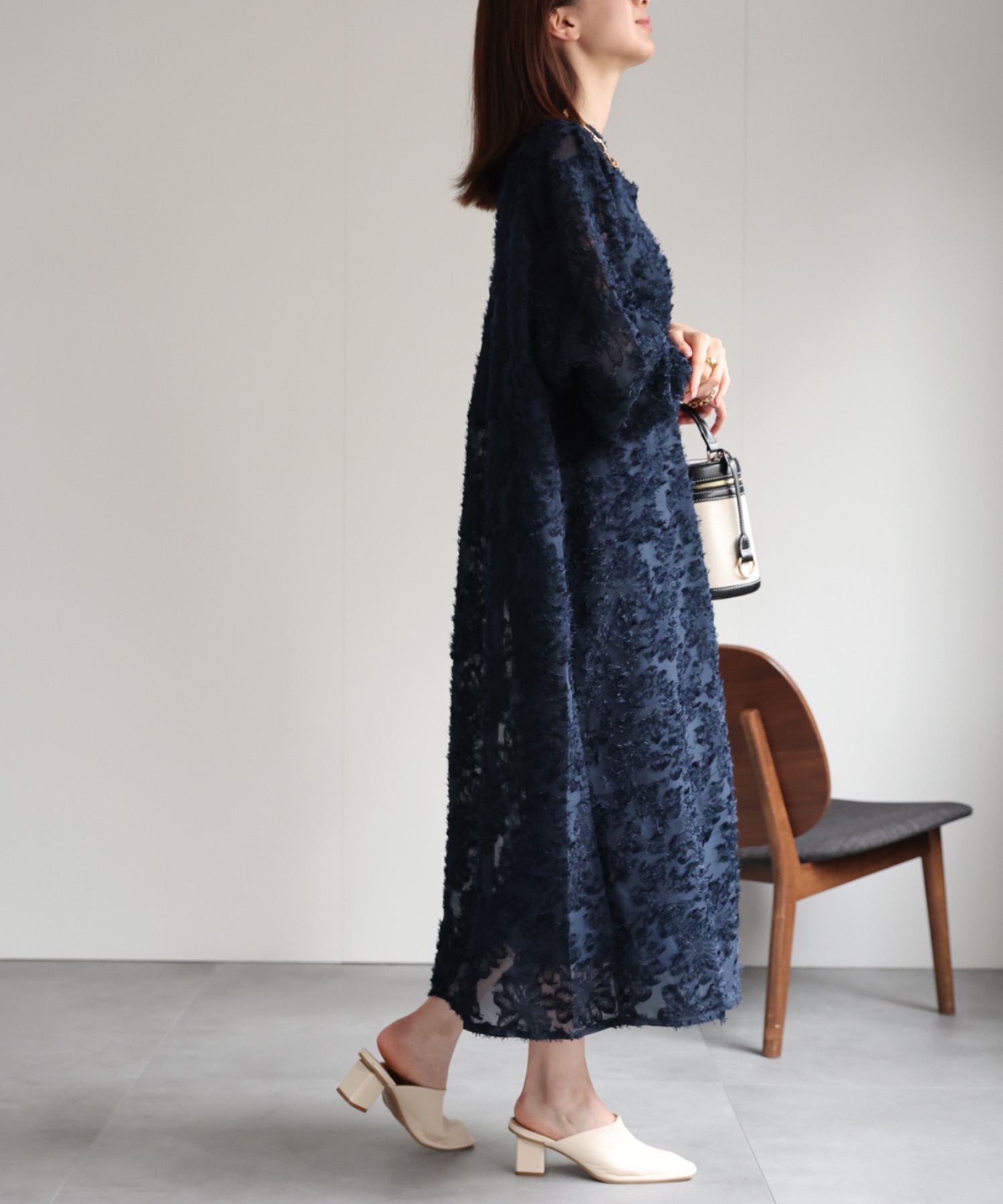 model：162cm 着用サイズ：F