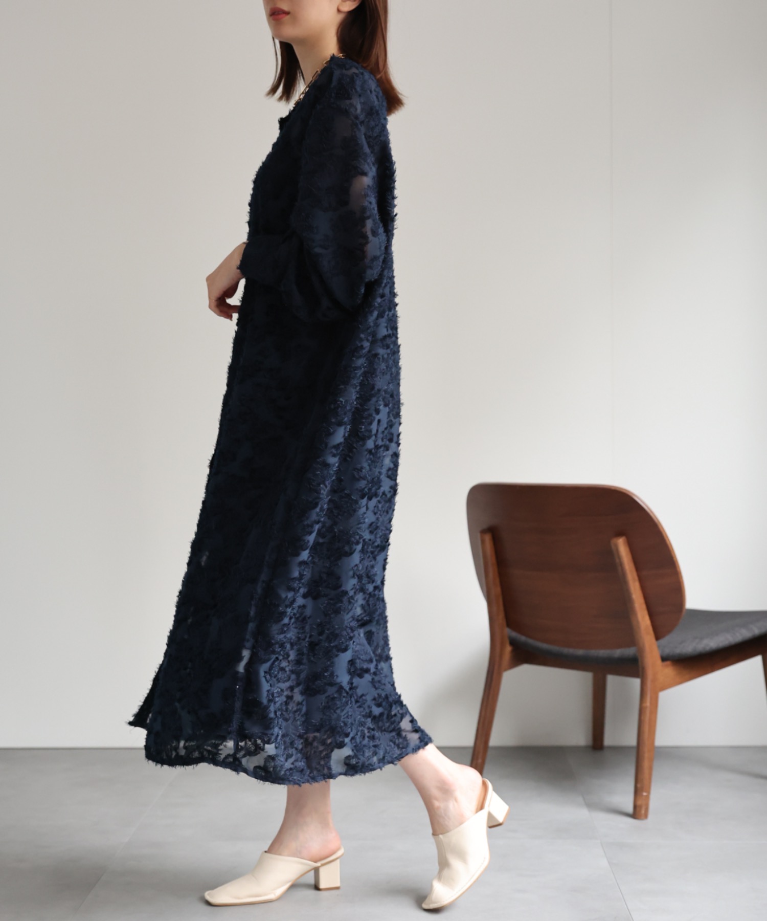 model：162cm 着用サイズ：F