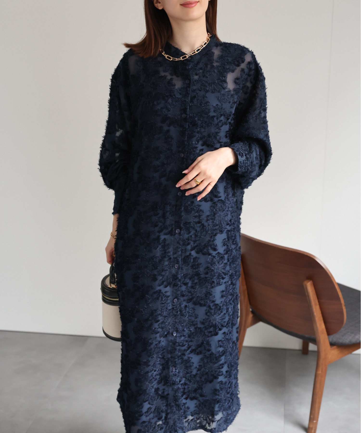 model：162cm 着用サイズ：F