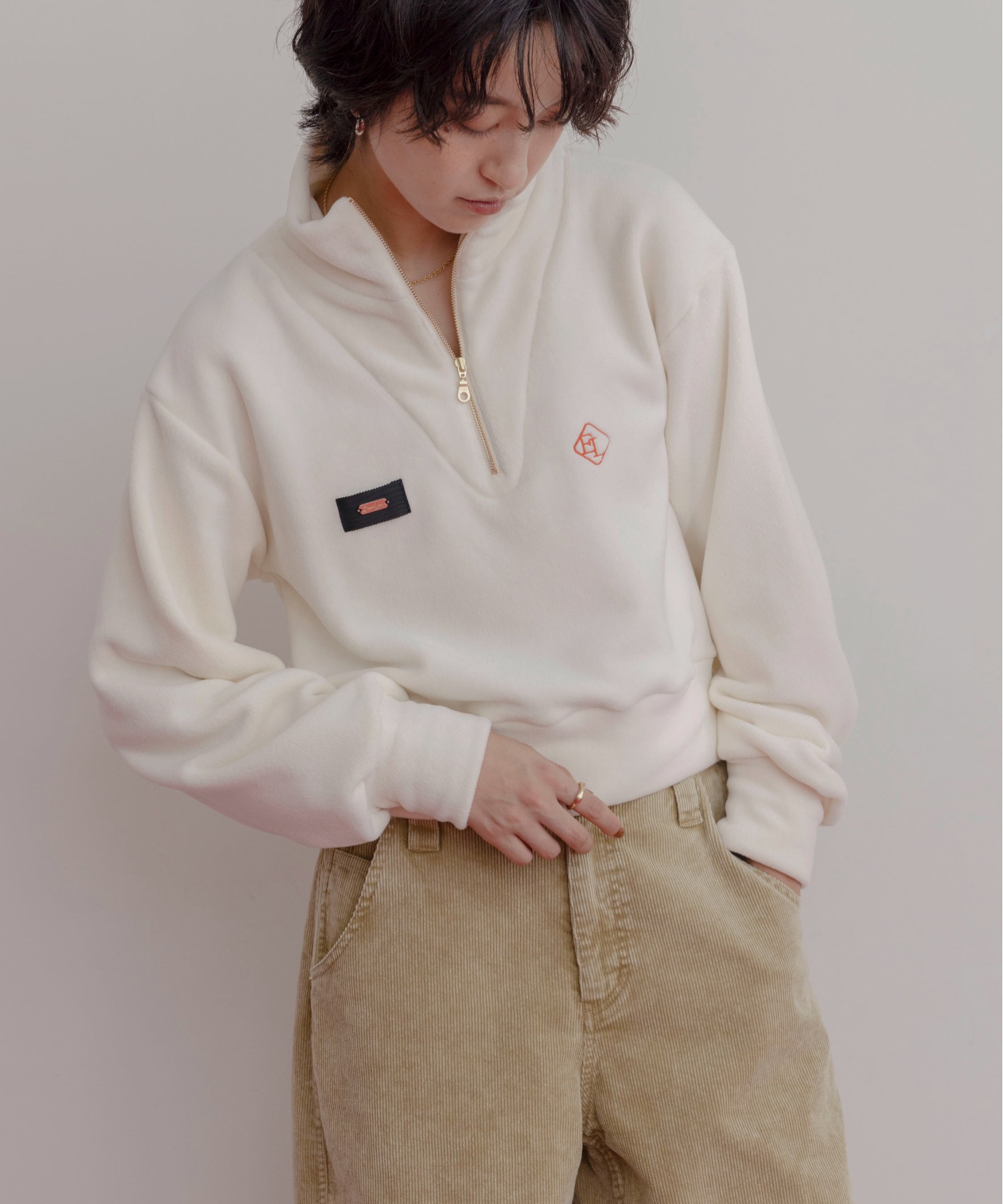 ハーフジップ コンパクトフリーストップス Eimee Law│Eimee Law