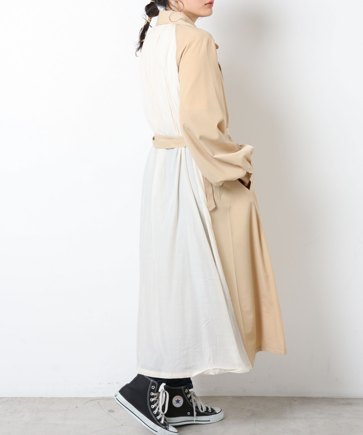 Wego シアー切り替えトレンチコート Himachaldastak Com Wego シアー切り替えトレンチコート Himachaldastak Com