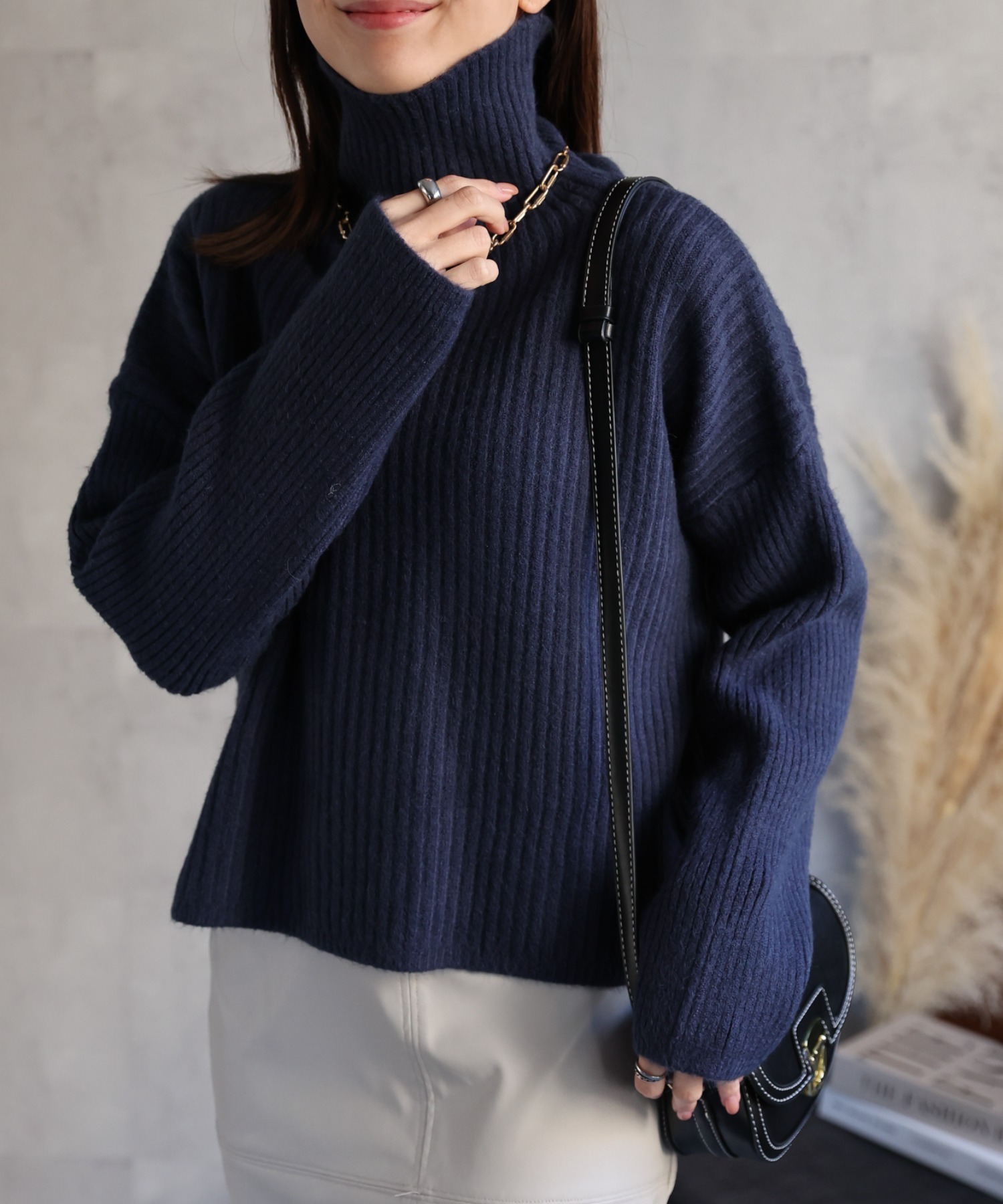 model：162cm 着用サイズ：F
