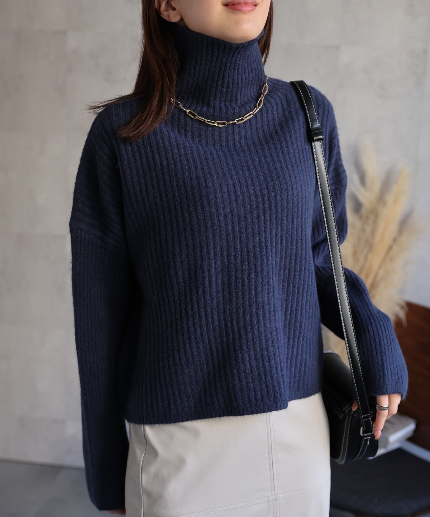 model：162cm 着用サイズ：F