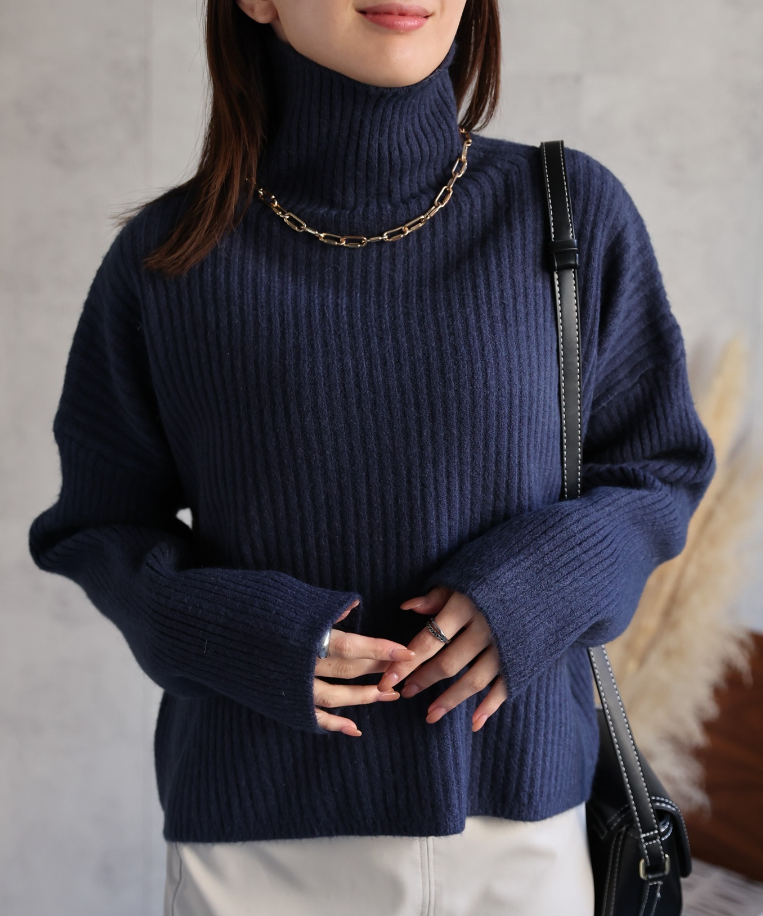 model：162cm 着用サイズ：F