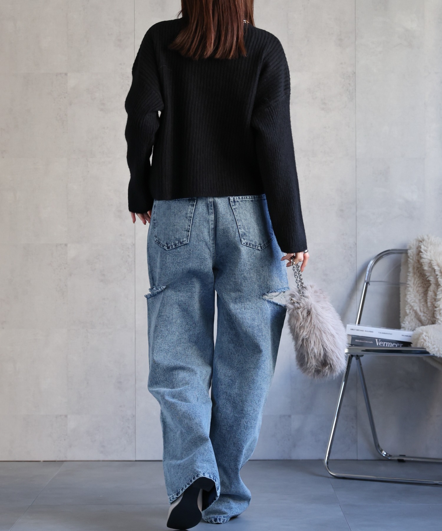 model：162cm 着用サイズ：F