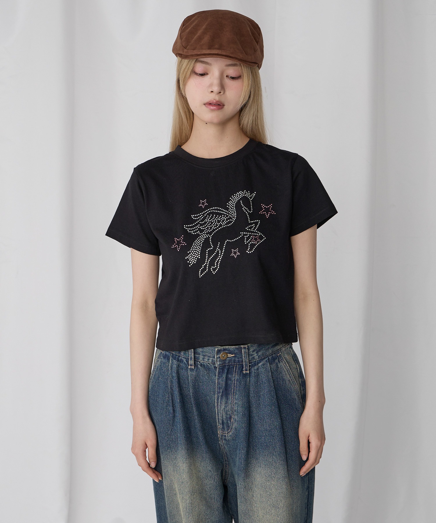 tシャツ ストーン PLAY COMME des GARCONS METALSTONE ラインストーン
