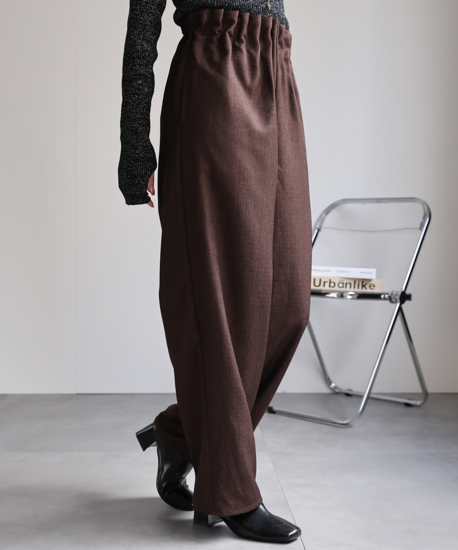 model：162cm 着用サイズ：F