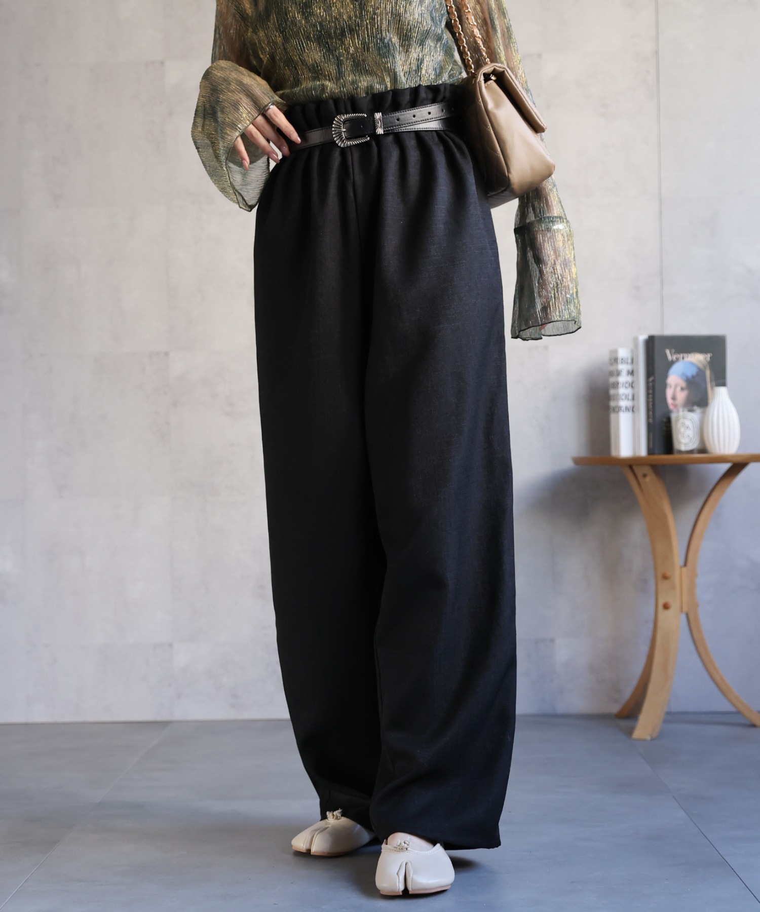 model：162cm 着用サイズ：F