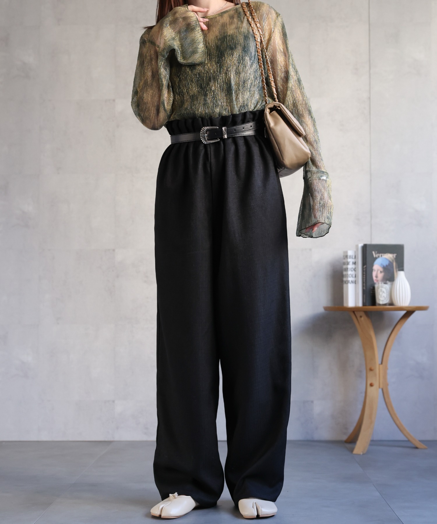 model：162cm 着用サイズ：F