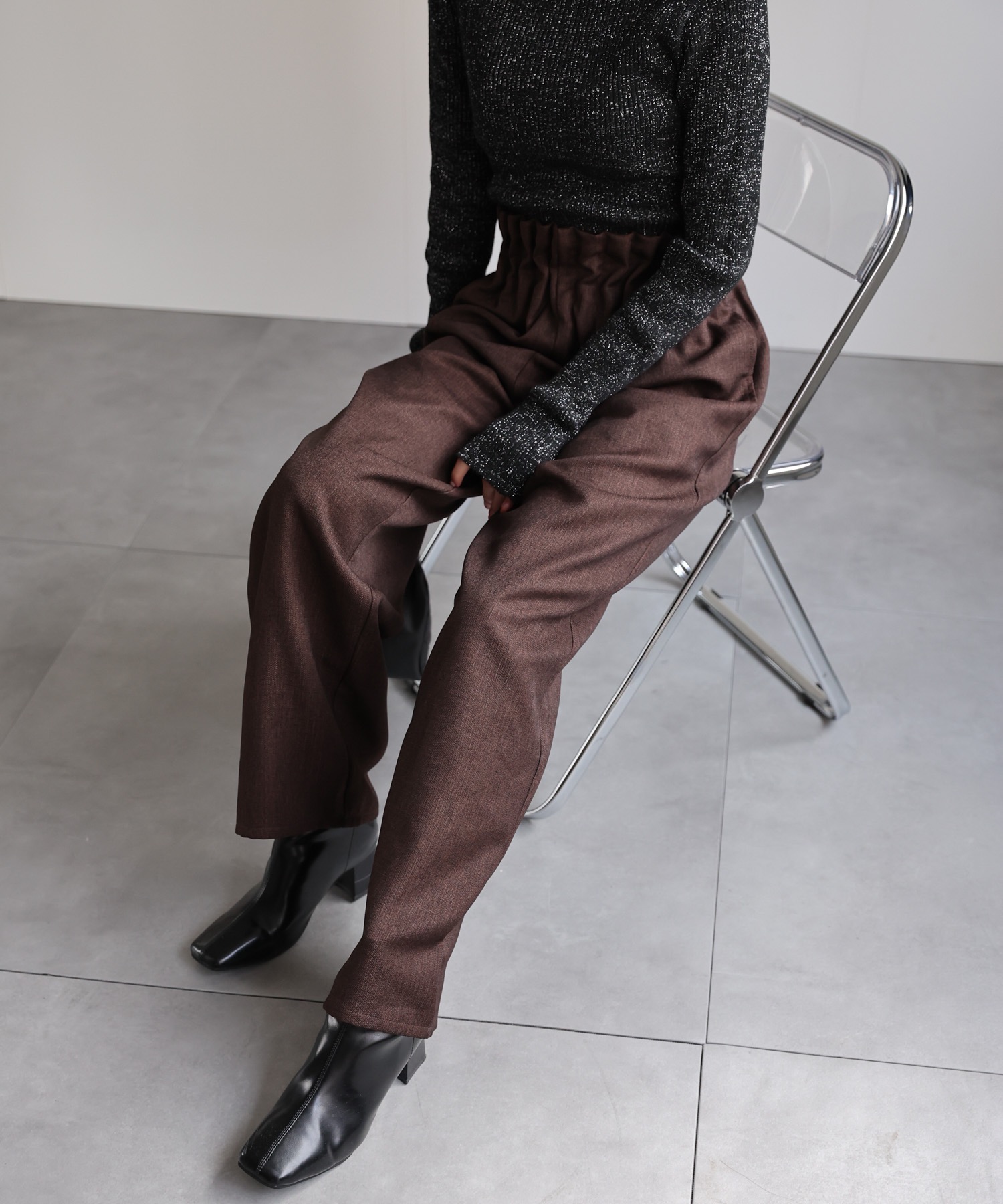 model：162cm 着用サイズ：F