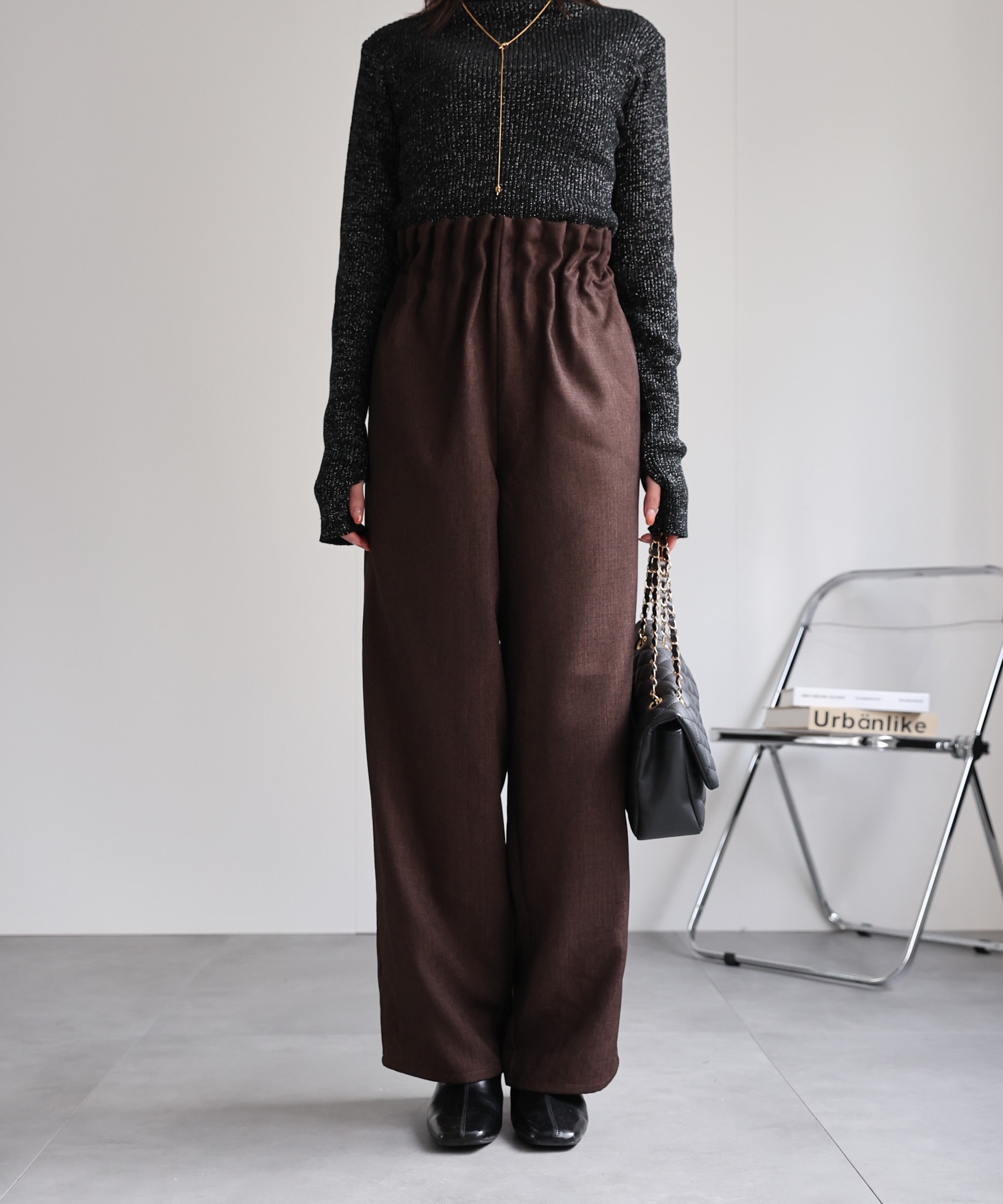 model：162cm 着用サイズ：F