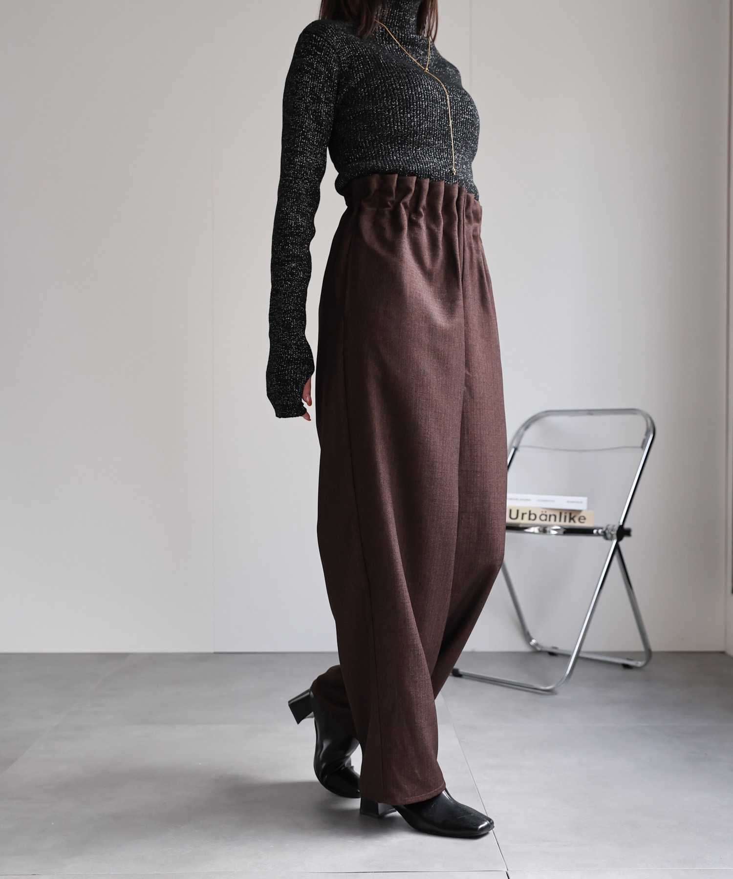 model：162cm 着用サイズ：F