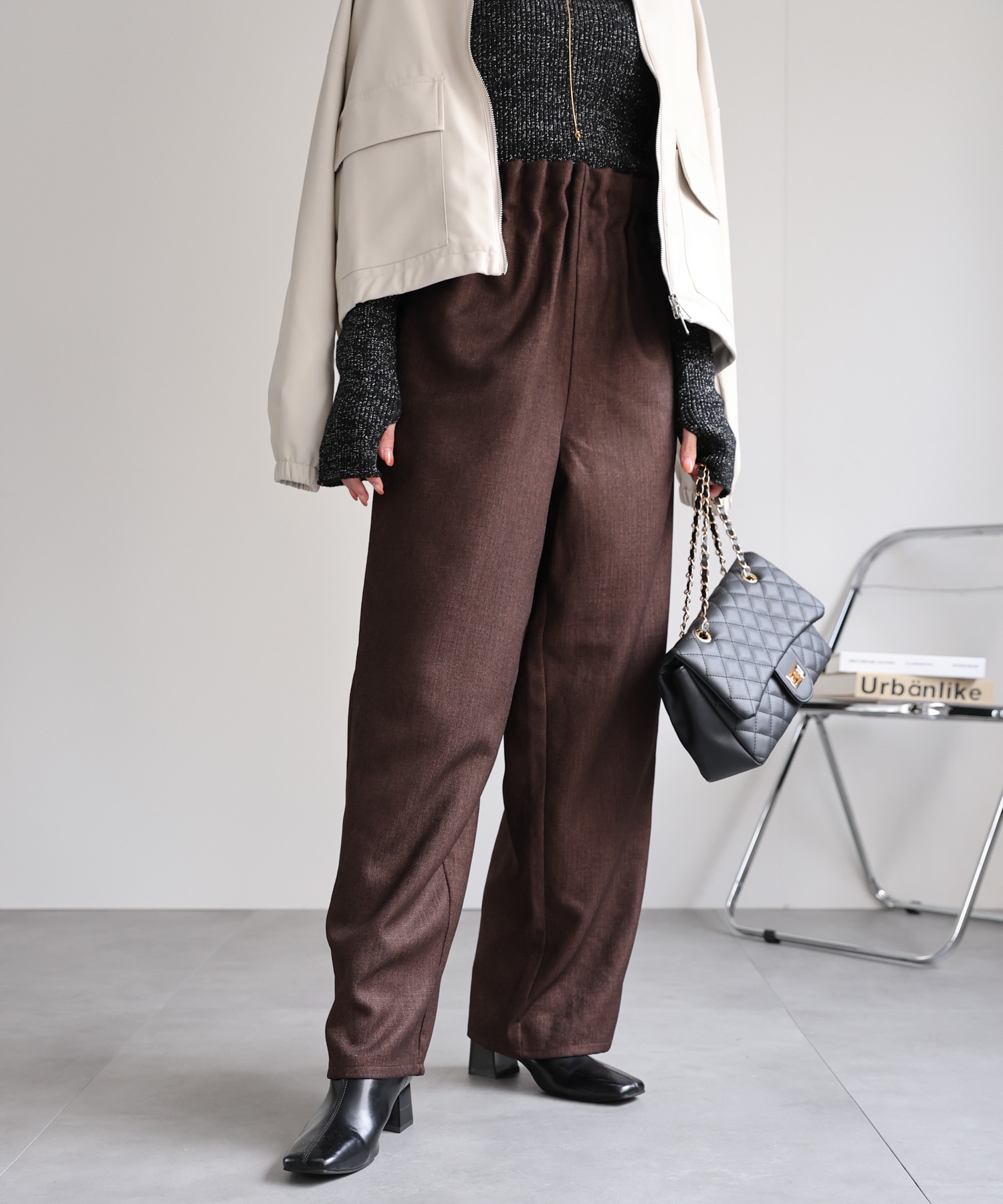 model：162cm 着用サイズ：F