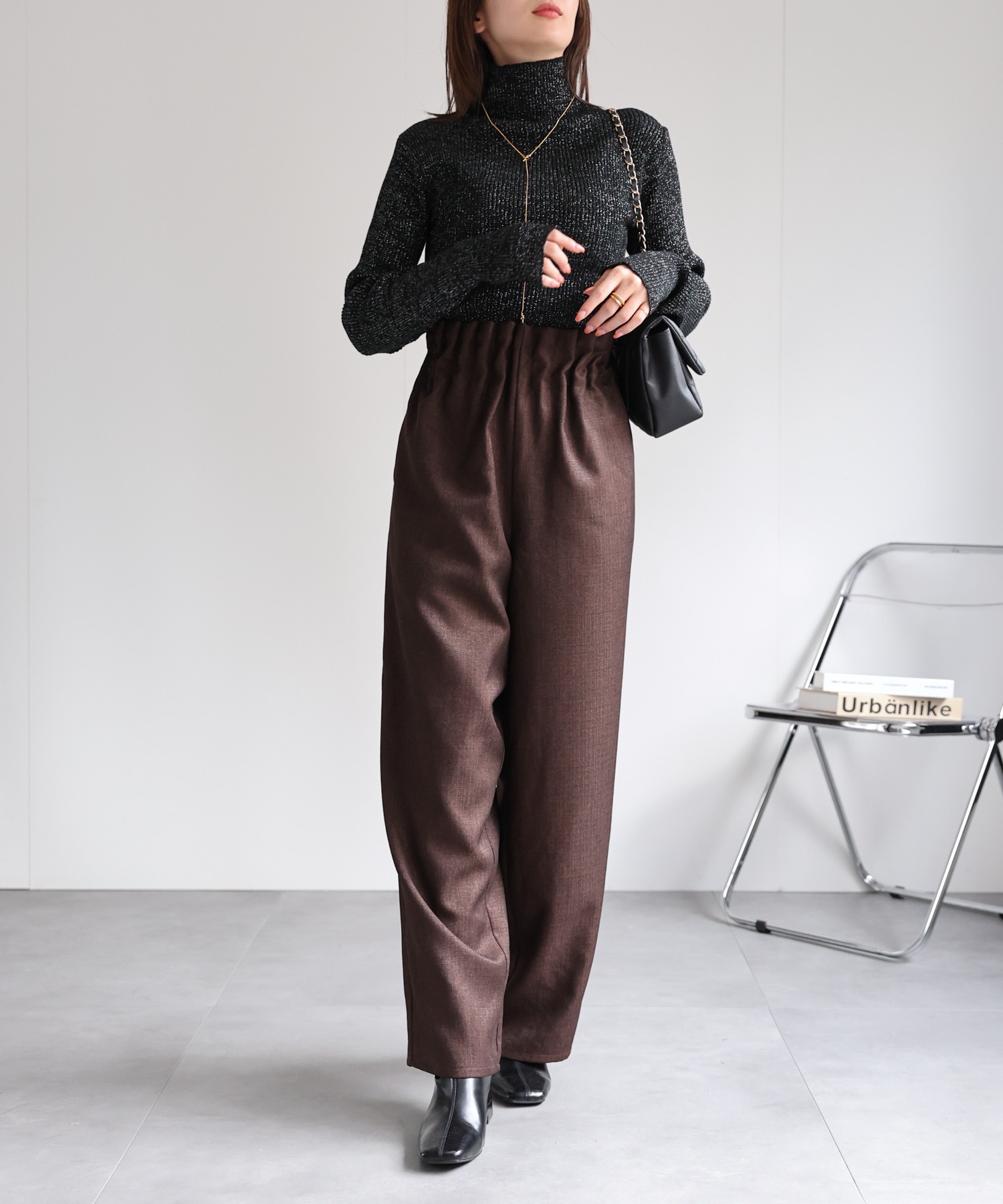 model：162cm 着用サイズ：F