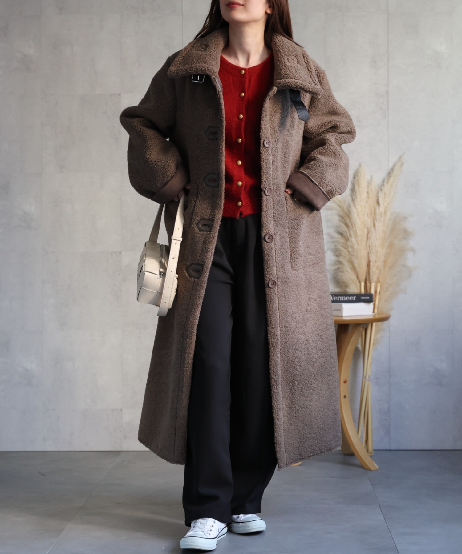 model：162cm 着用サイズ：F