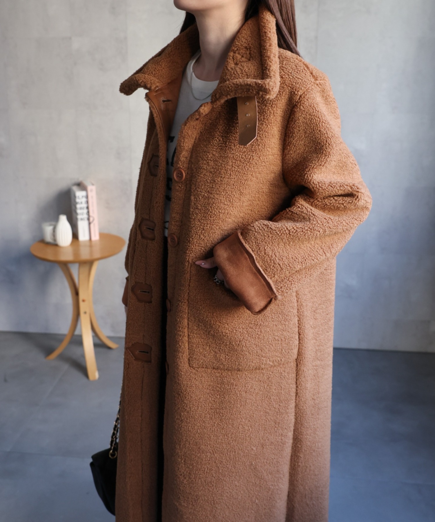 model：162cm 着用サイズ：F
