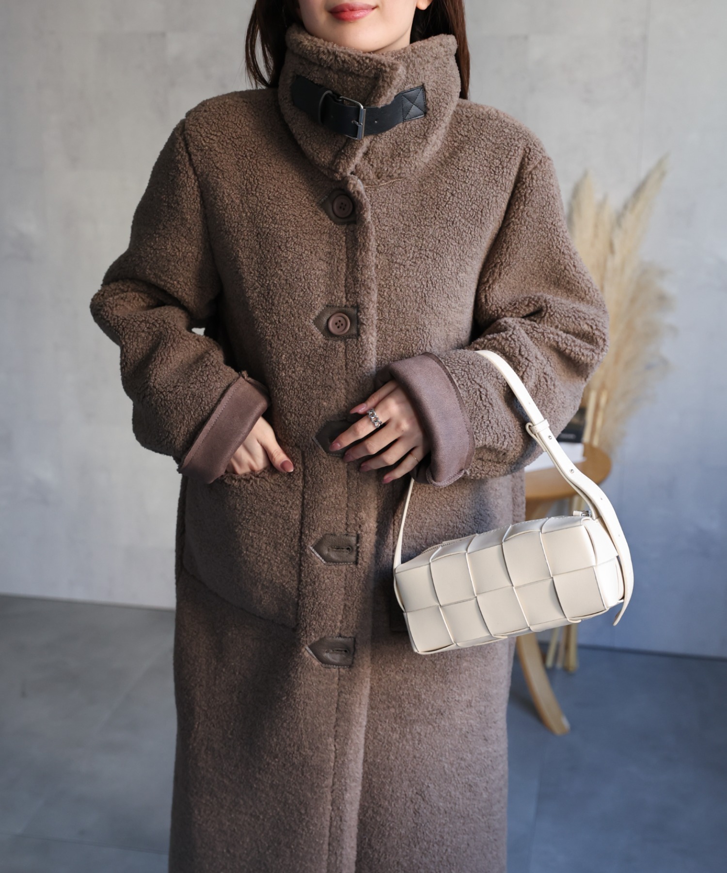 model：162cm 着用サイズ：F