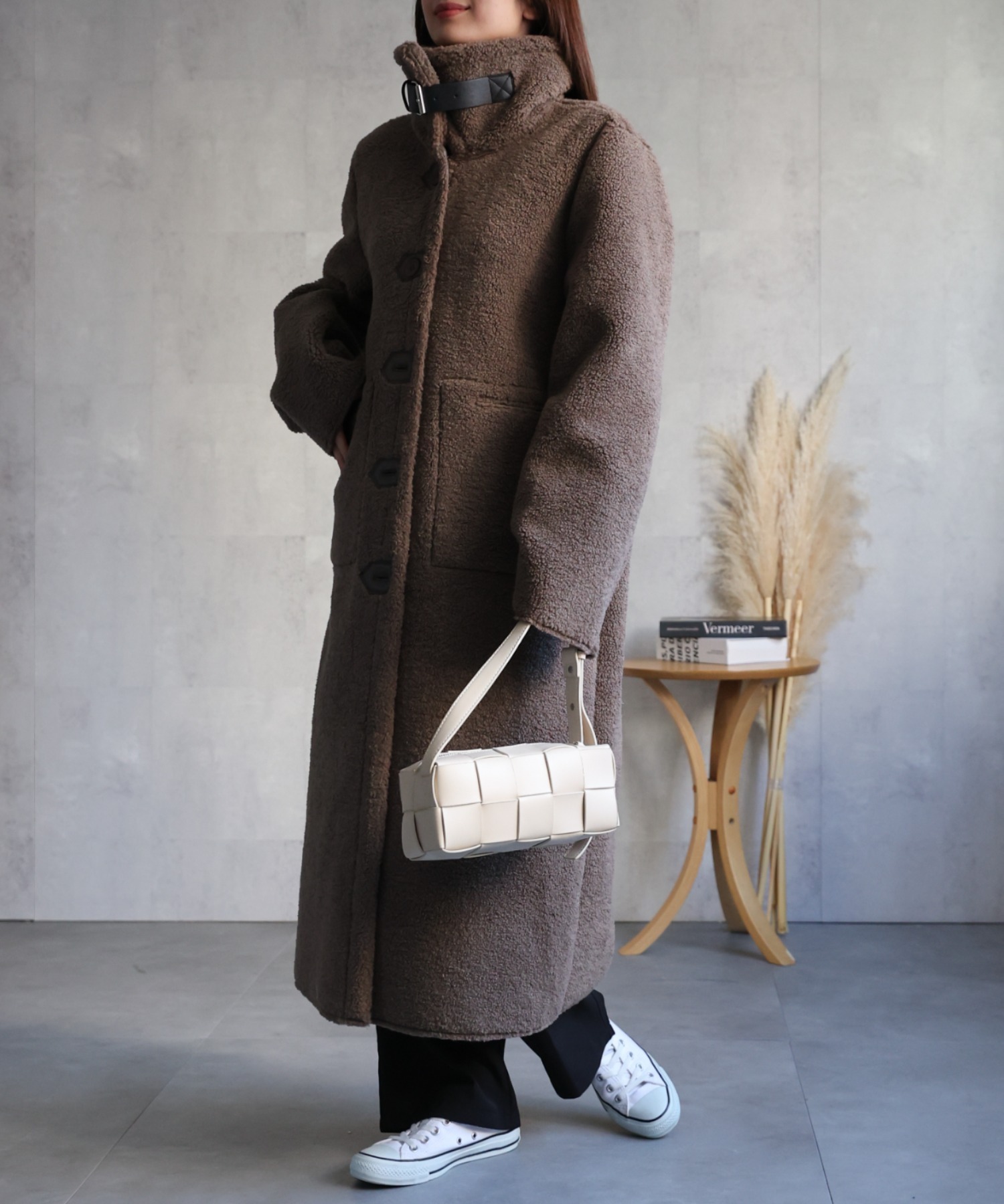model：162cm 着用サイズ：F