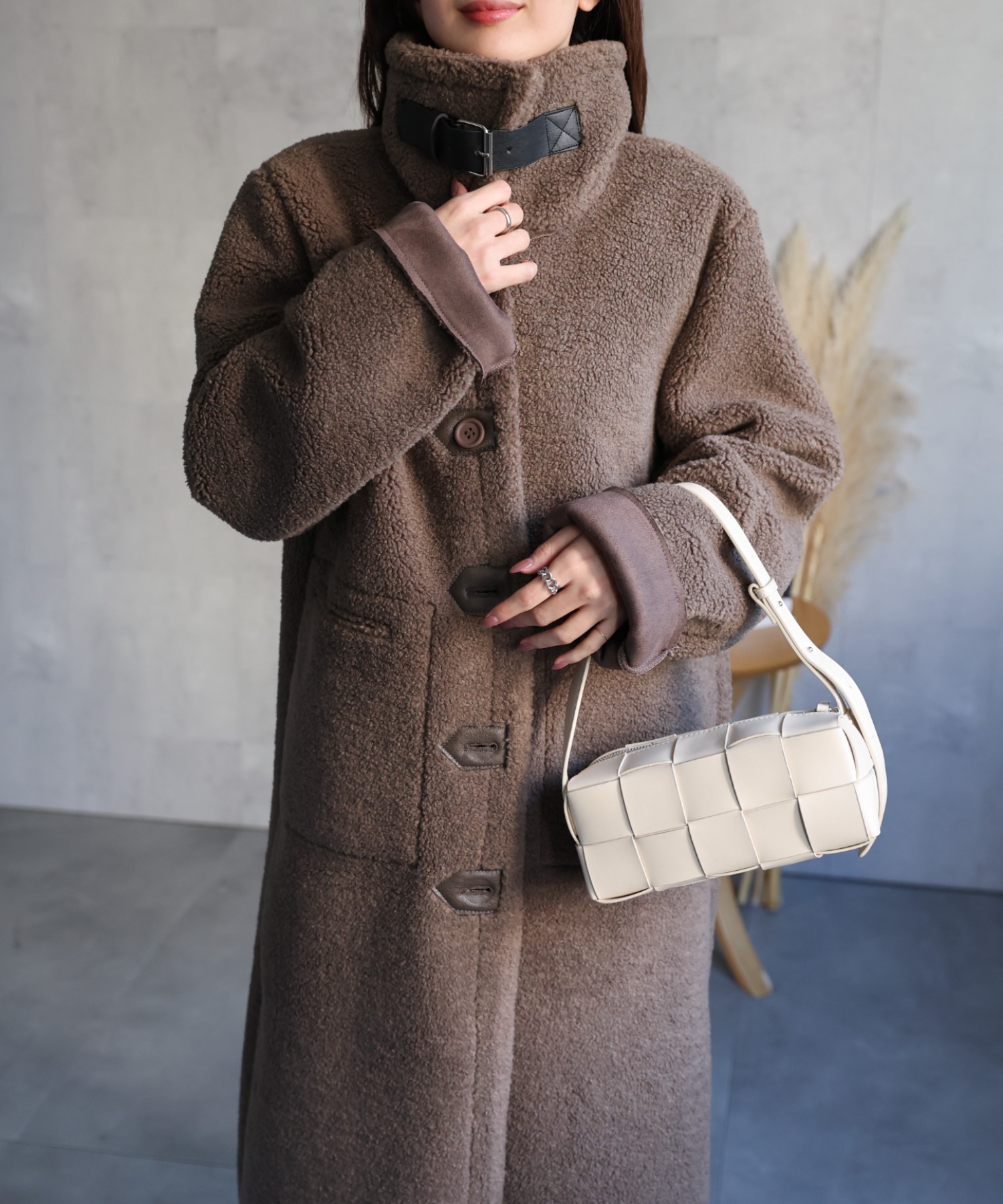 model：162cm 着用サイズ：F