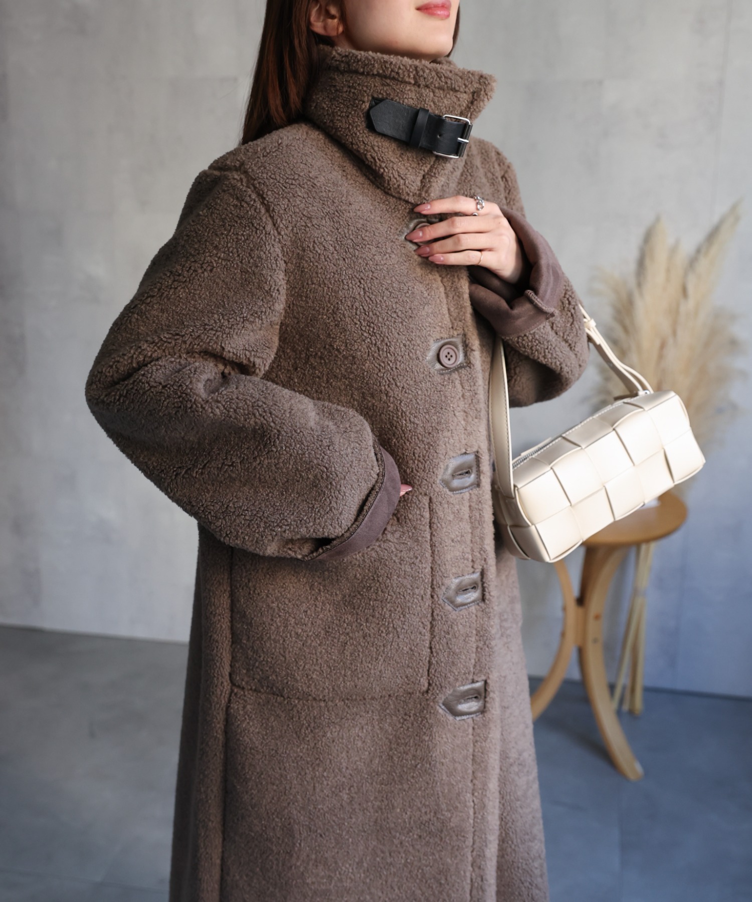 model：162cm 着用サイズ：F