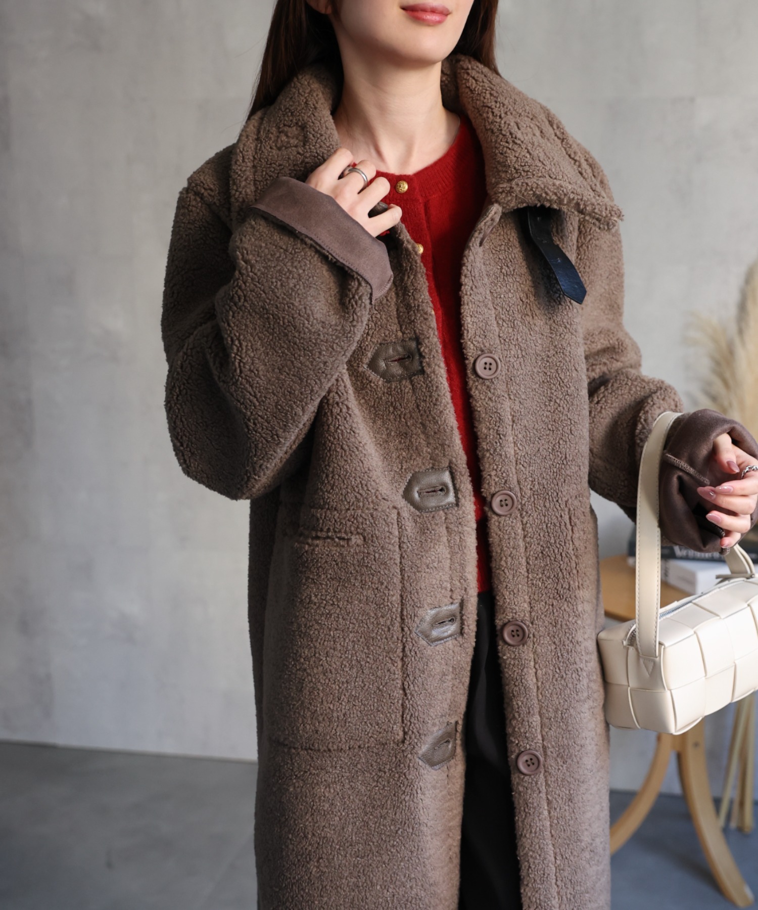 model：162cm 着用サイズ：F
