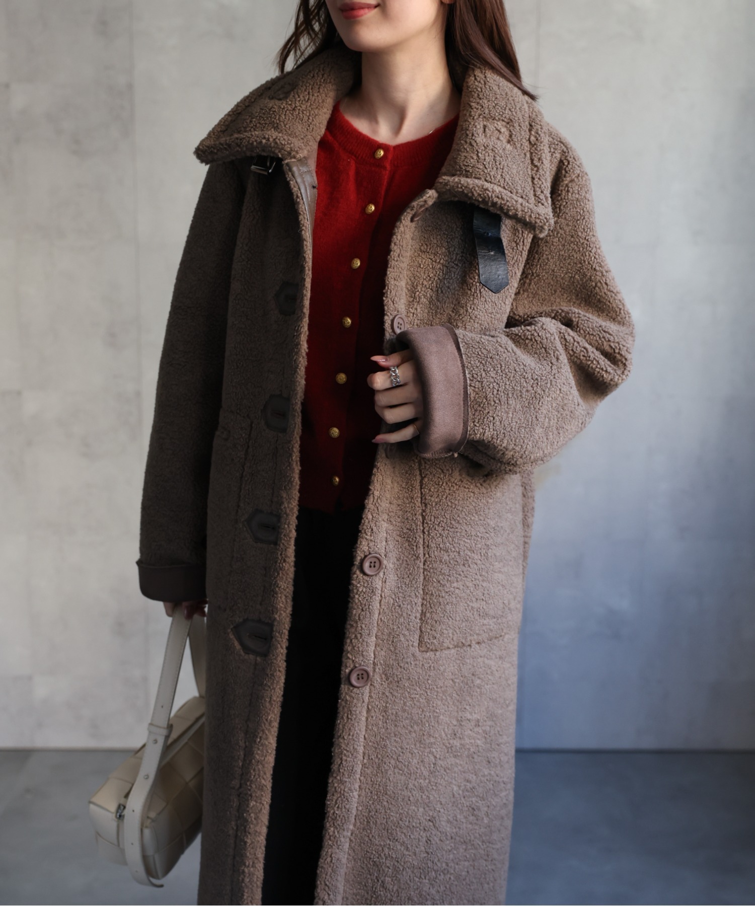model：162cm 着用サイズ：F