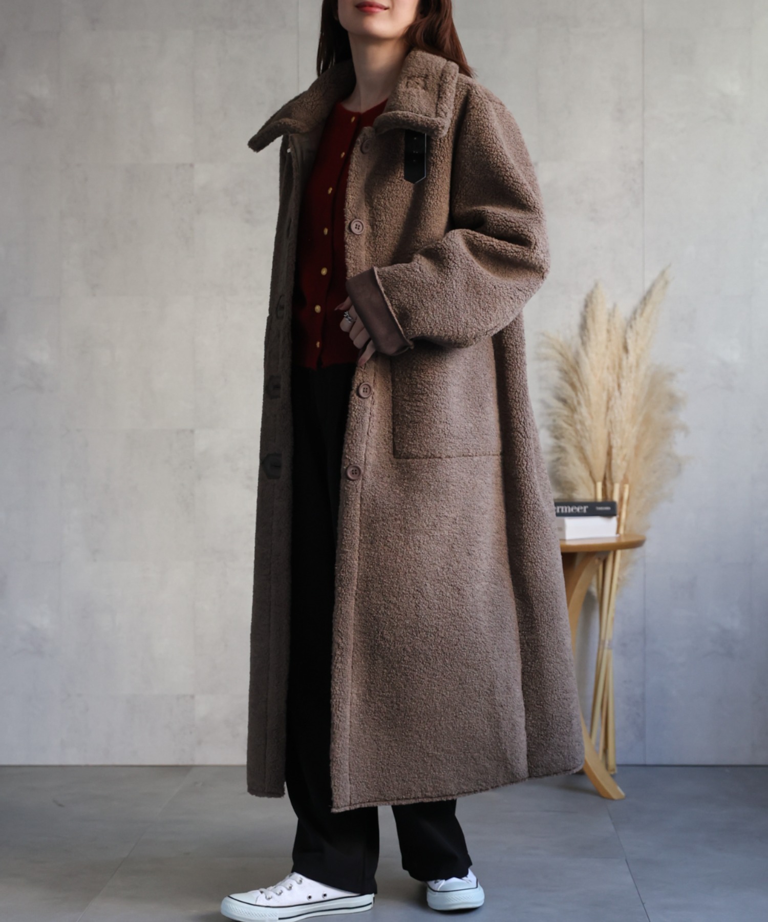model：162cm 着用サイズ：F