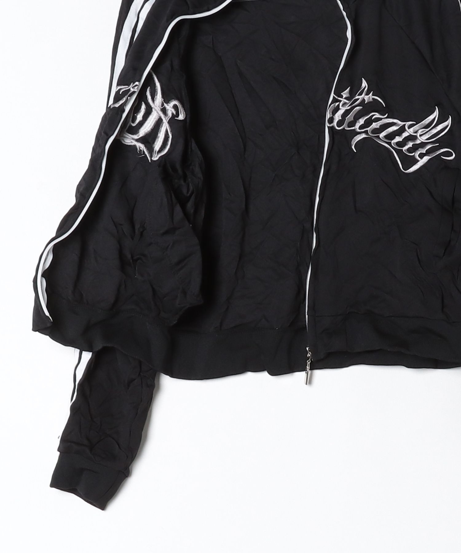 ATTACHMENT 00s Archive 短丈 Iライン ジャケット A'GEM/9 × .kom『A'gem/エージェム』Cropped Line Track Jacket /短丈
