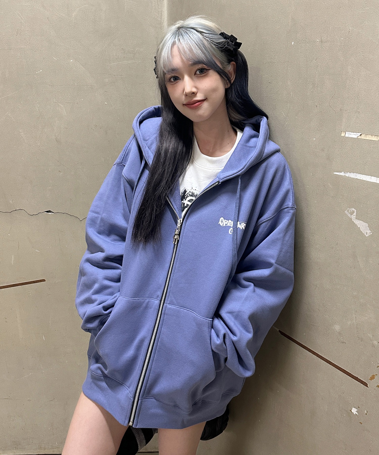 OY/オーワイ』SKETCH ODOLLY HOODIE ZIP UP/スケッチオードリー