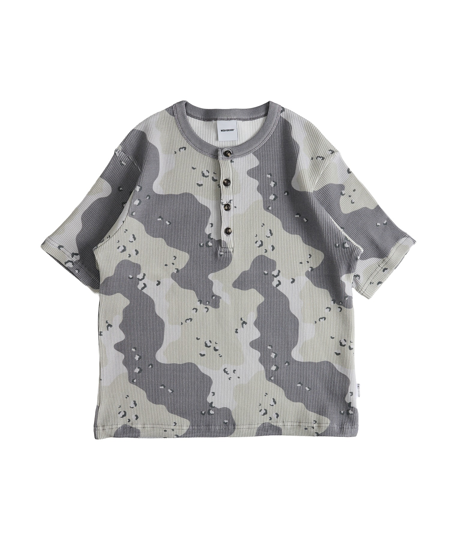 ASSORT DRAW Код Хенли-нев термальная футболка с длинными рукавами / Henry Neck Thermal T-Shirt