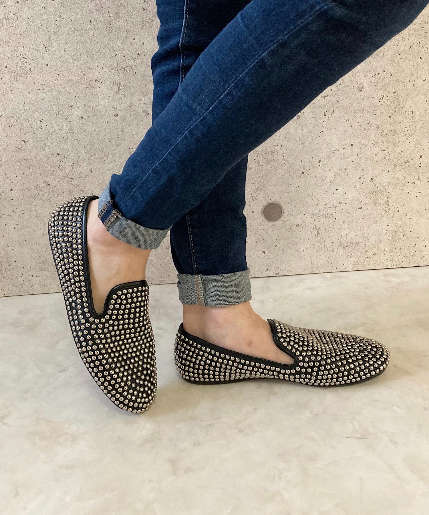 試着のみ！jeffrey campbell　厚底スタッズレザーローファー　40 試着のみ！jeffrey campbell 厚底スタッズレザーローファー 40