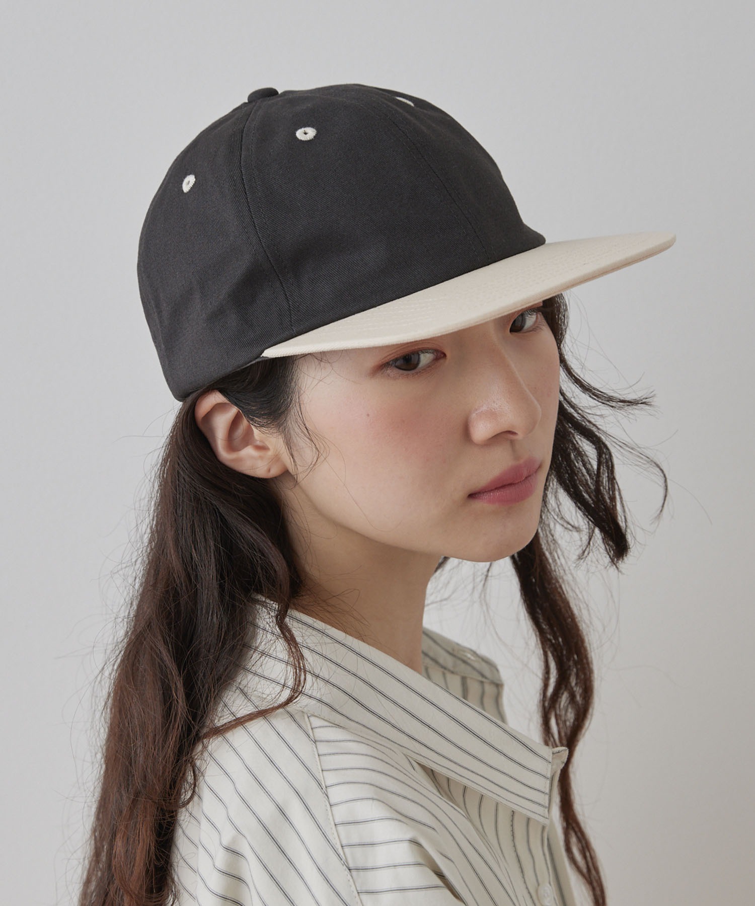 Unblend】バイカラー フラットキャップ MONO-MART LADY'S│MONO