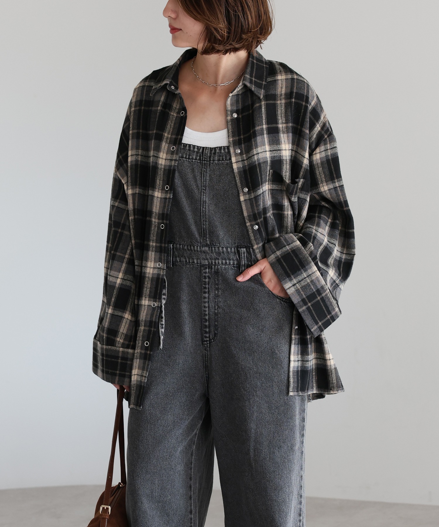 model：H158 着用サイズ：FREE