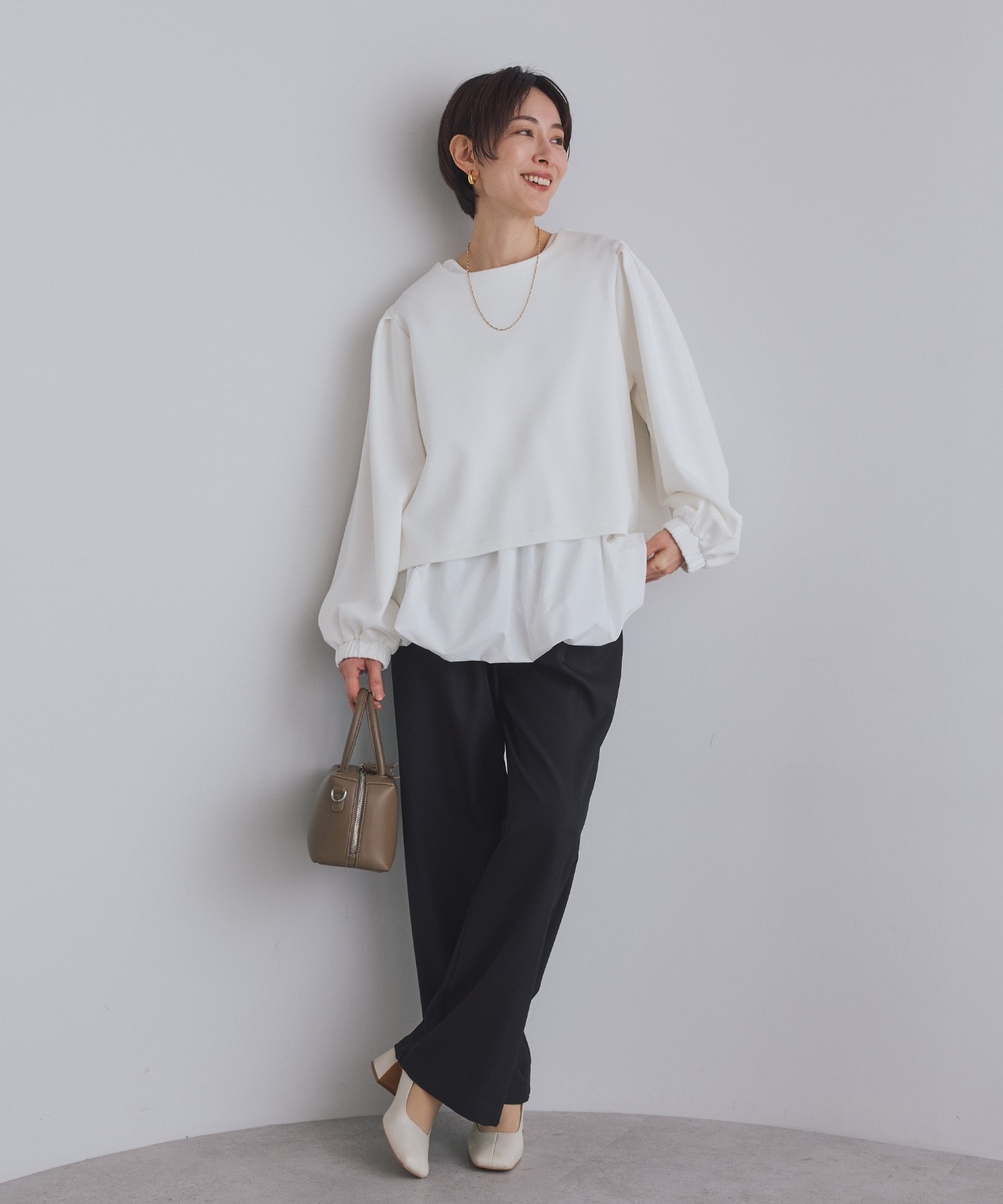 model：H167 着用サイズ：FREE