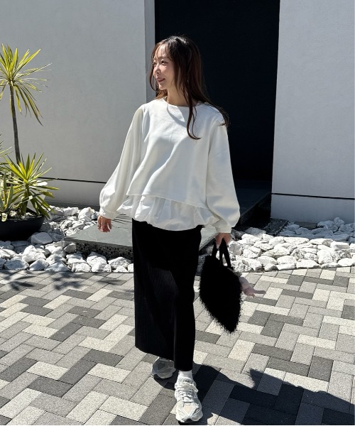 model：H157 着用サイズ：FREE