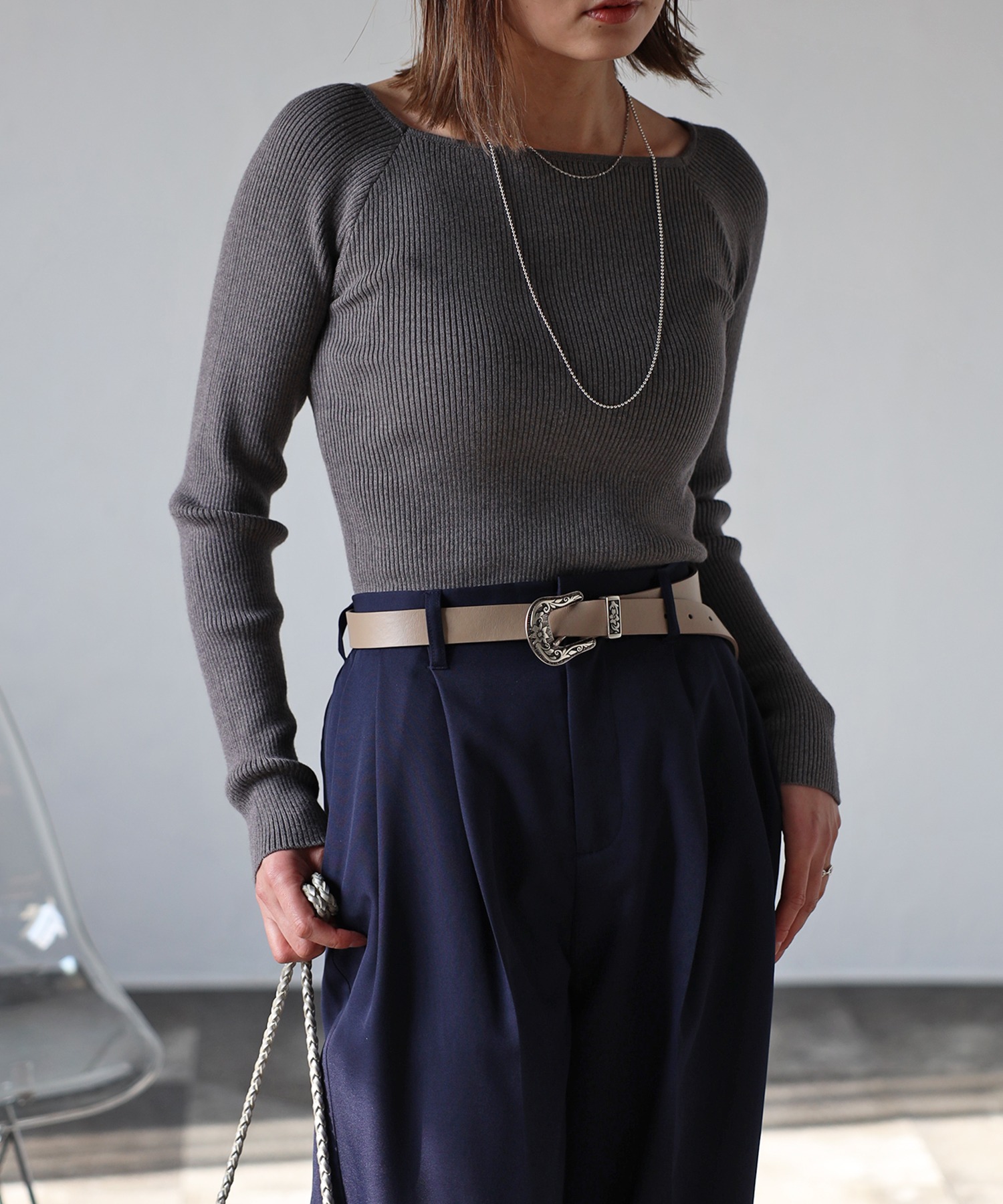model：H158 着用サイズ：FREE