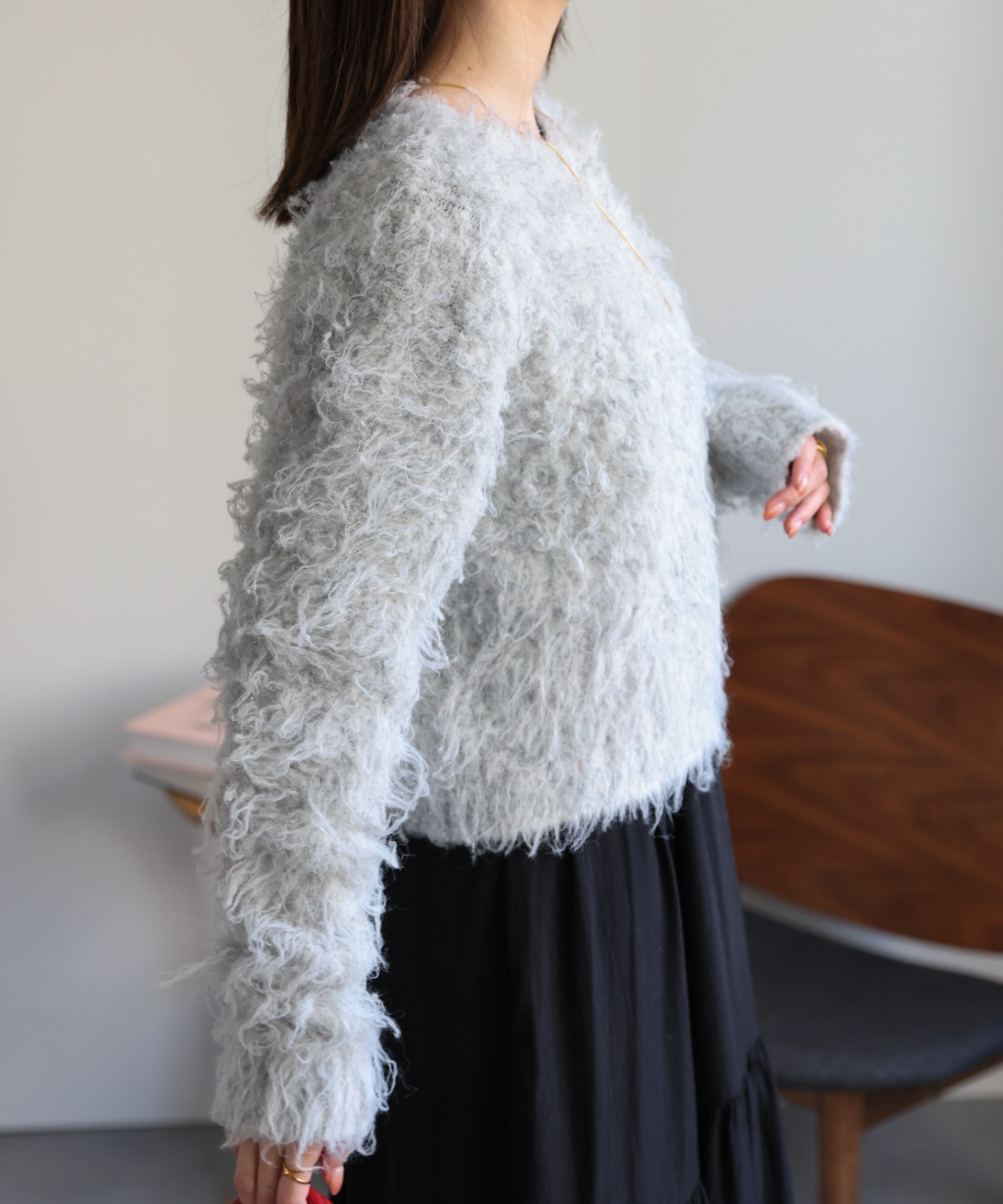 model：162cm 着用サイズ：F