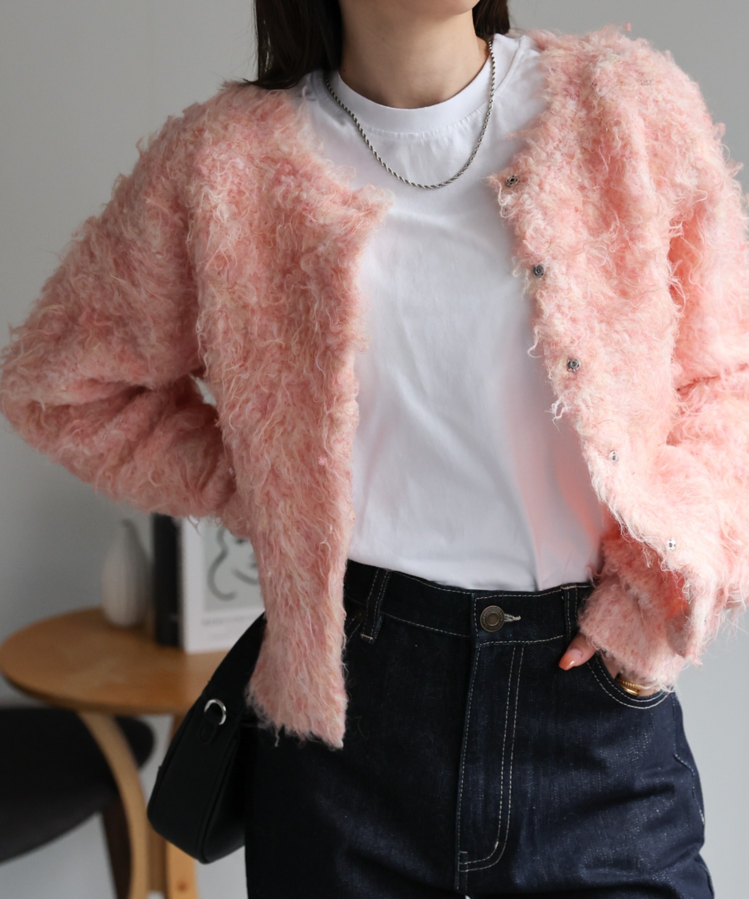 model：162cm 着用サイズ：F