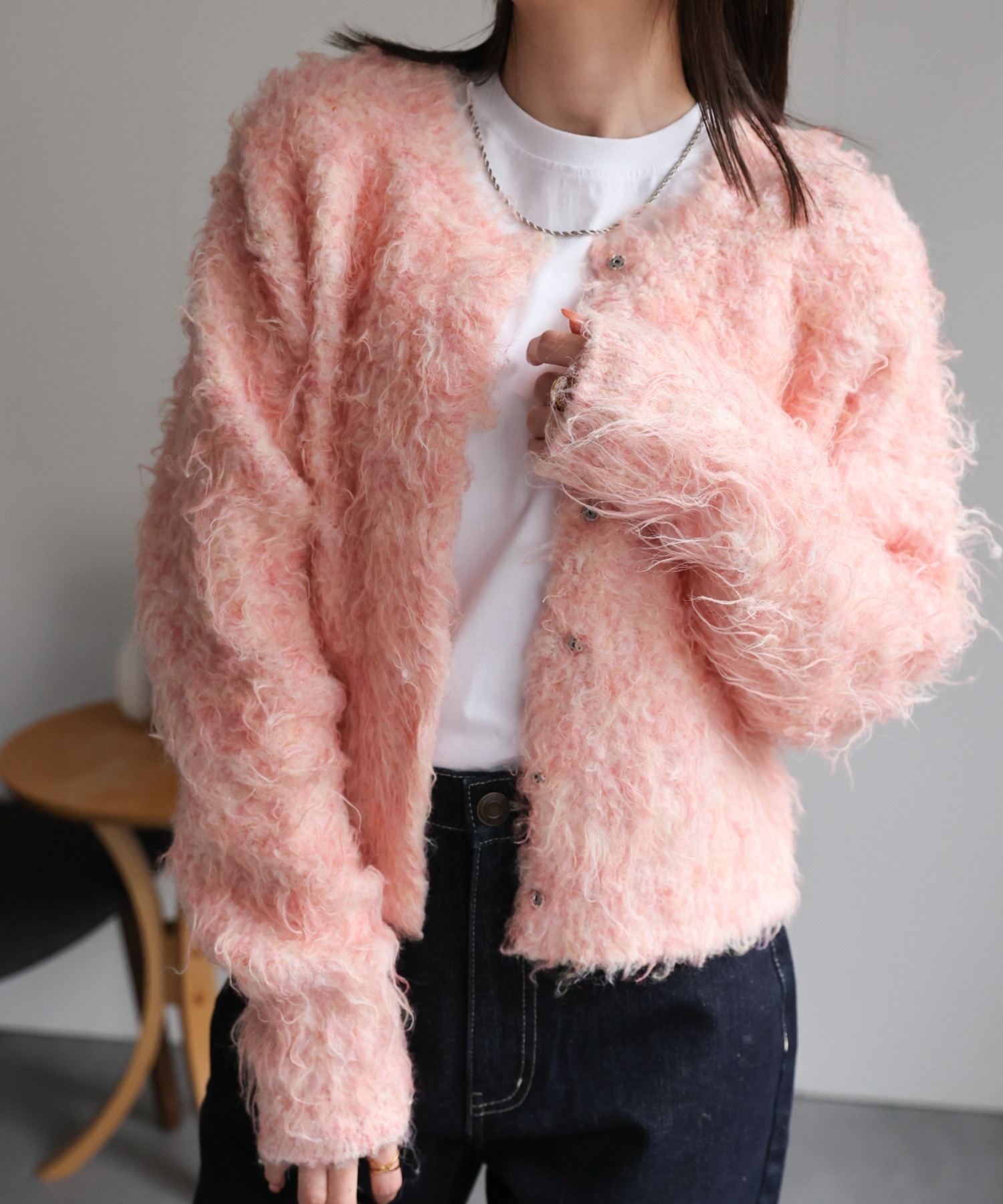 model：162cm 着用サイズ：F