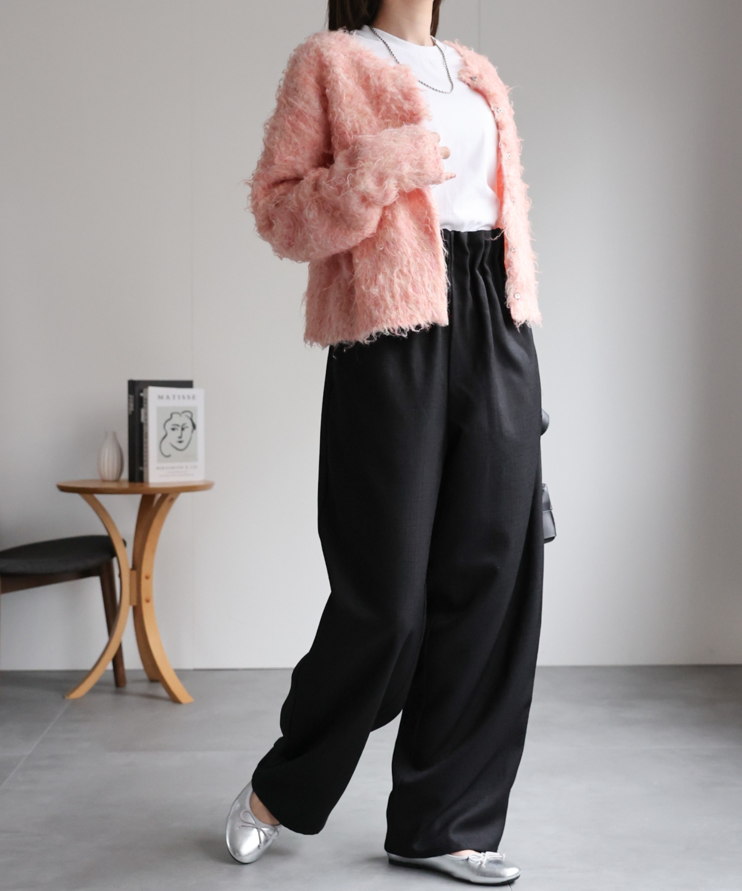 model：162cm 着用サイズ：F