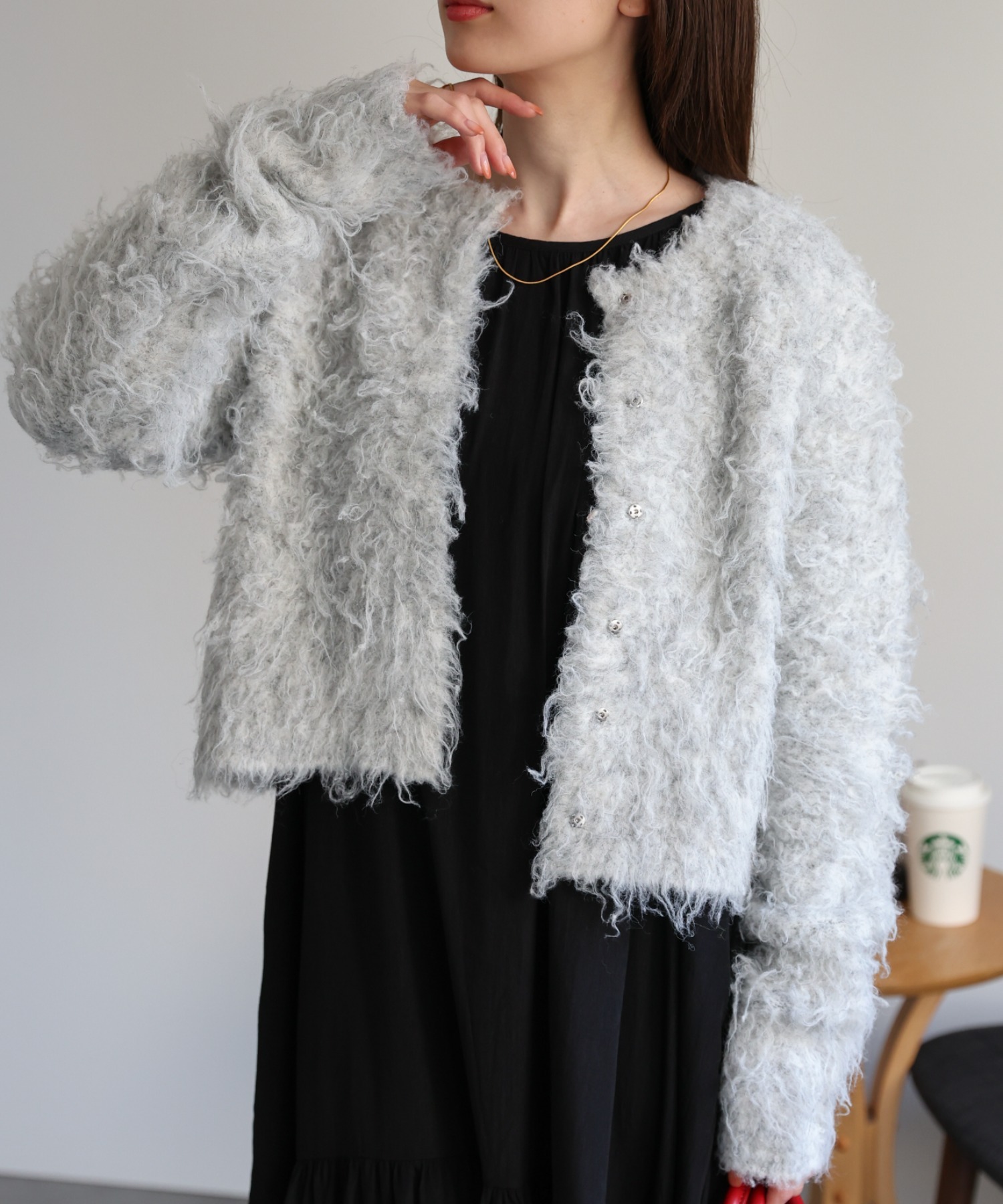 model：162cm 着用サイズ：F