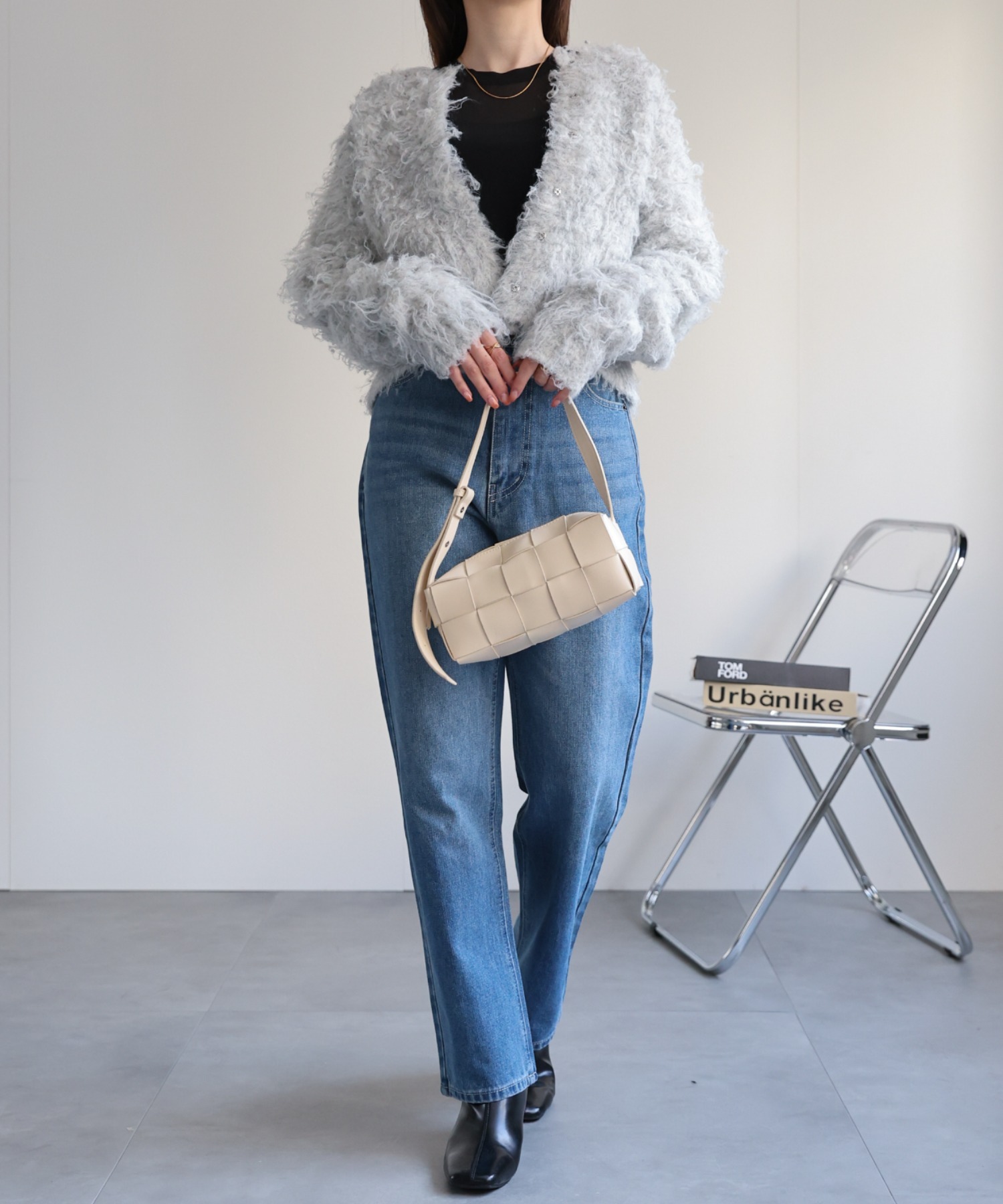 model：162cm 着用サイズ：F