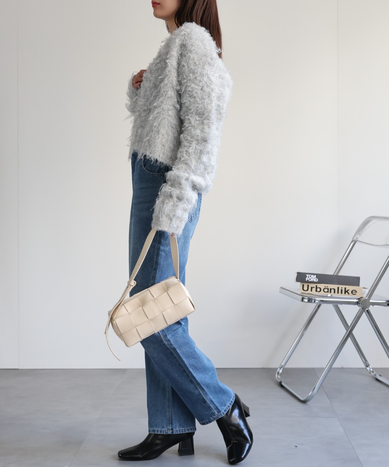 model：162cm 着用サイズ：F