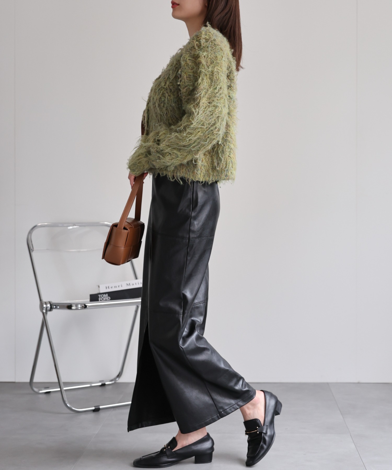 model：162cm 着用サイズ：F
