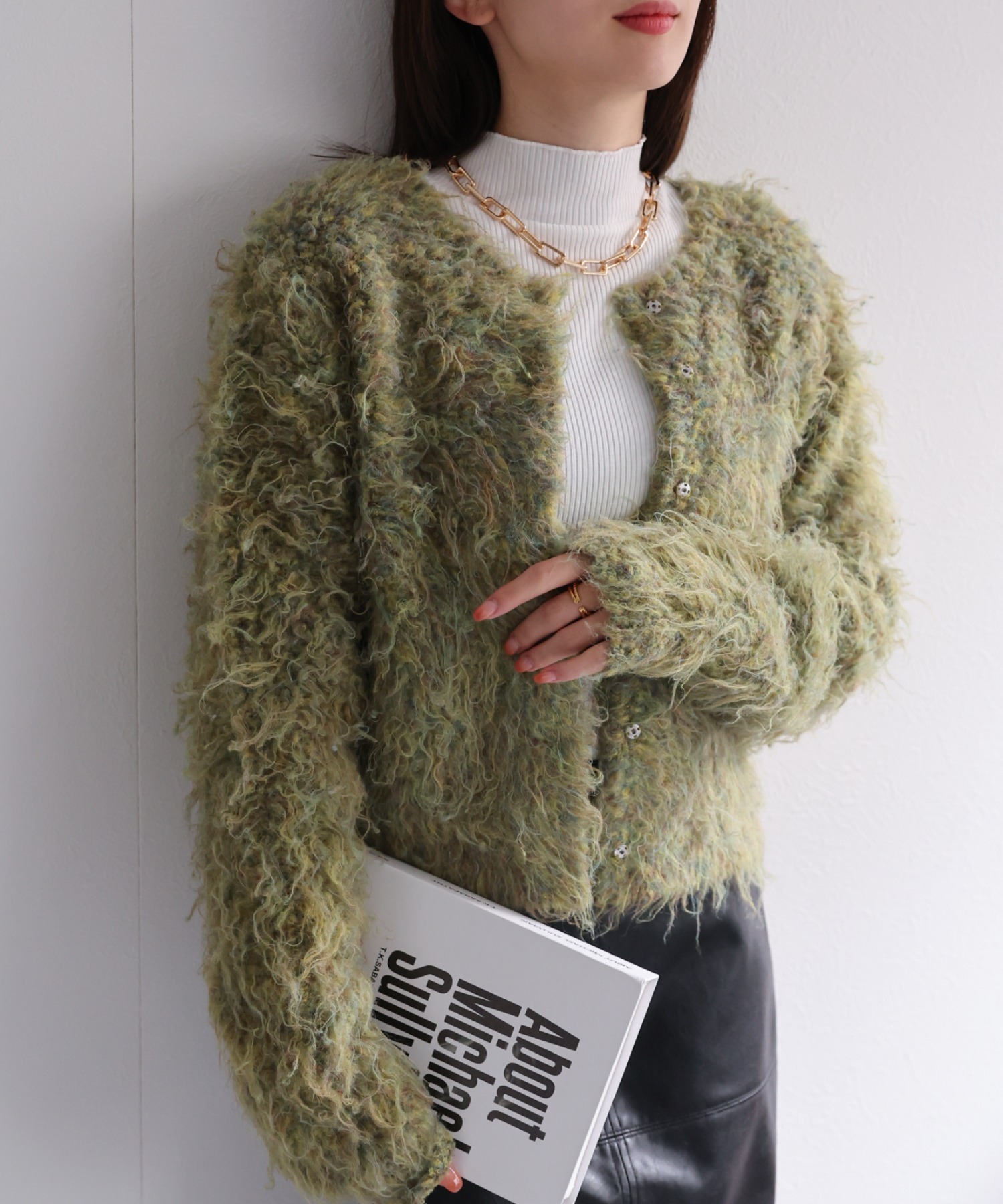 model：162cm 着用サイズ：F