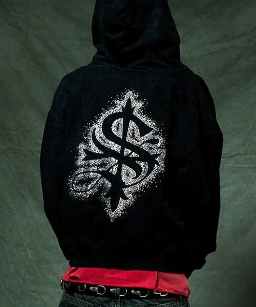 A'GEM/9 × .kom 『SUPPLIER/サプライヤー』 Spray Cross Rhinestone