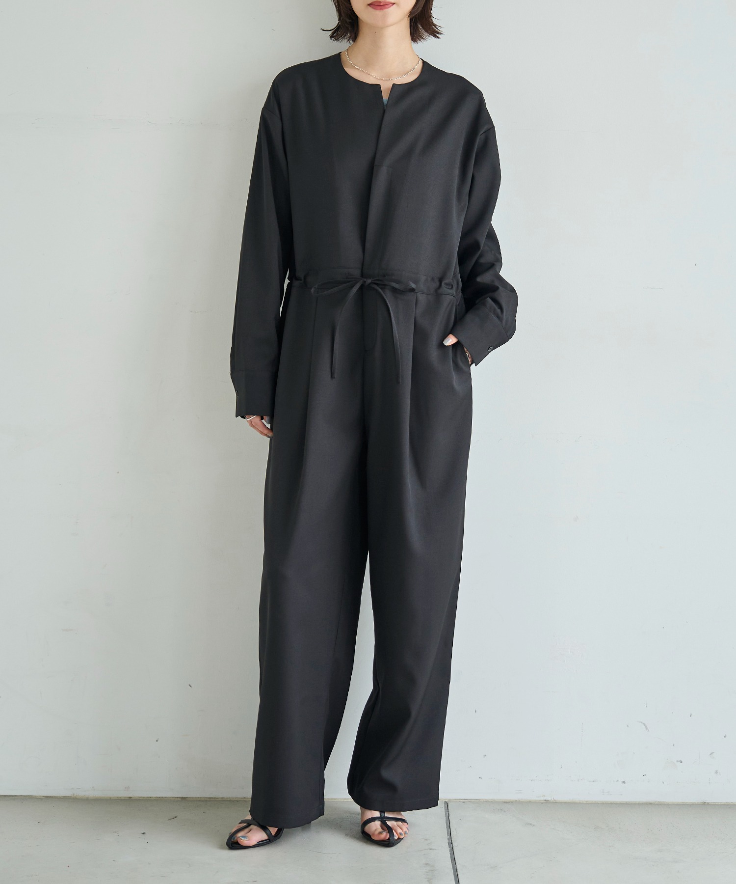 model：H166　着用サイズ：F