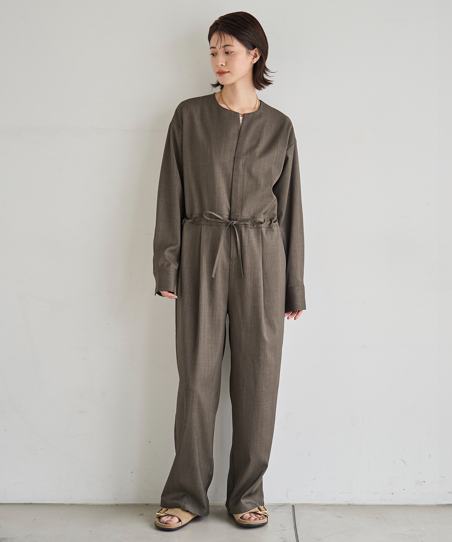 model：H166　着用サイズ：F